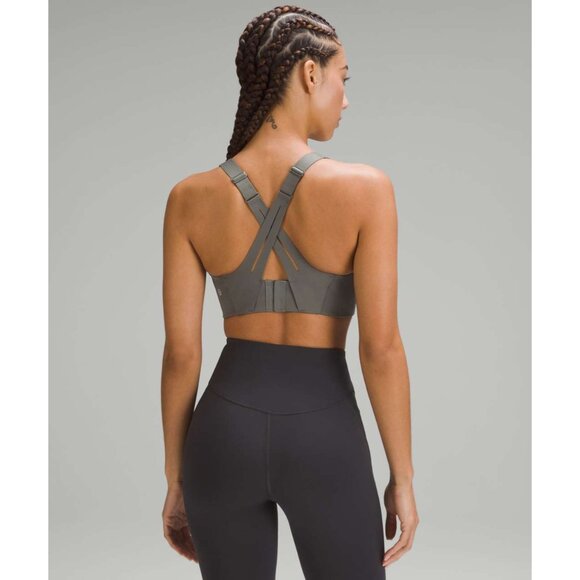 Lululemon AirSupport Bra High Support C & DD Cups Grey Sage Ultralu Fabric Flexi - Picture 2 of 2